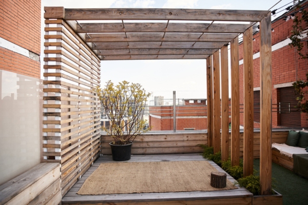 an elevated platform for a standby generator