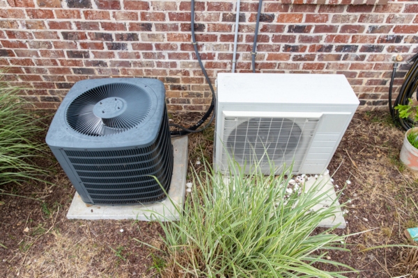 residential air conditioner systems showing central system and ductless system