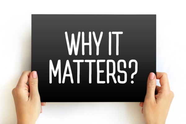 why it matters sign on a black card depicting the importance of furnace sizing