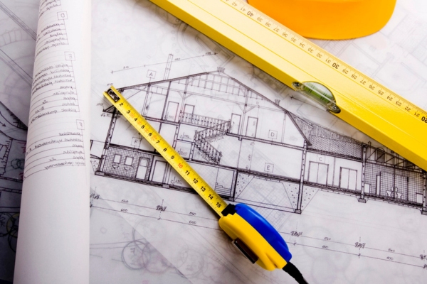 blue print of a house depicting home design and layout